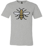 Manchester Bee Tee Shirt Canvas Unisex T-Shirt