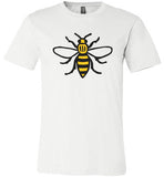 Manchester Bee Shirt Canvas Unisex T-Shirt