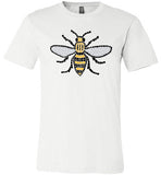 Manchester Bee Tee Shirt Canvas Unisex T-Shirt