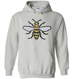 Manchester Bee Tee Shirt Gildan Heavy Blend Hoodie