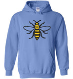 Manchester Bee Shirt Gildan Heavy Blend Hoodie