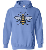 Manchester Bee Tee Shirt Gildan Heavy Blend Hoodie