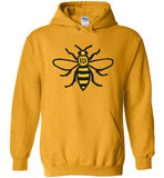 Manchester Bee Shirt Gildan Heavy Blend Hoodie