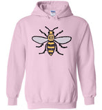 Manchester Bee Tee Shirt Gildan Heavy Blend Hoodie
