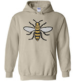 Manchester Bee Tee Shirt Gildan Heavy Blend Hoodie