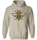 Manchester Bee Shirt Gildan Heavy Blend Hoodie