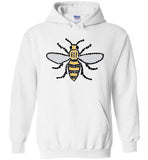 Manchester Bee Tee Shirt Gildan Heavy Blend Hoodie