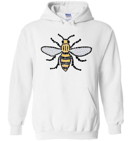 Manchester Bee Tee Shirt Gildan Heavy Blend Hoodie