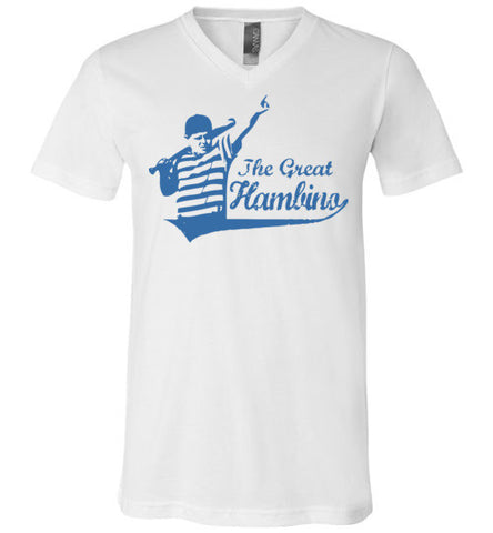 THE Great Hambino Shirt Canvas Unisex V-Neck T-Shirt
