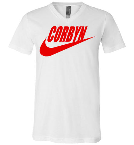 Just Corbyn Shirt Canvas Unisex V-Neck T-Shirt