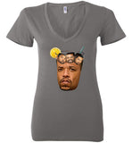 The B stands for Babadook Shirt Bella Ladies Deep V-Neck