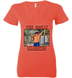 The great hambino - The sandlot Shirt Bella Ladies Deep V-Neck