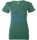 THE Great Hambino Shirt Bella Ladies Deep V-Neck