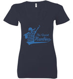 THE Great Hambino Shirt Bella Ladies Deep V-Neck