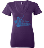 THE Great Hambino Shirt Bella Ladies Deep V-Neck