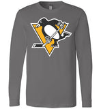 Pittsburgh Penguins Rinkside Shirt Canvas Long Sleeve T-Shirt
