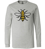 Manchester Bee Shirt Canvas Long Sleeve T-Shirt
