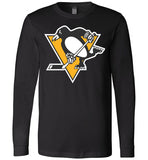 Pittsburgh Penguins Rinkside Shirt Canvas Long Sleeve T-Shirt