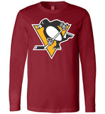Pittsburgh Penguins Rinkside Shirt Canvas Long Sleeve T-Shirt