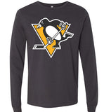 Pittsburgh Penguins Rinkside Shirt Canvas Long Sleeve T-Shirt