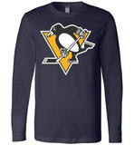 Pittsburgh Penguins Rinkside Shirt Canvas Long Sleeve T-Shirt