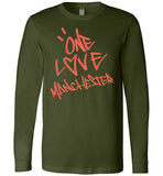 One Love Manchester Shirt Canvas Long Sleeve T-Shirt