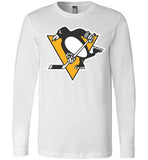 Pittsburgh Penguins Rinkside Shirt Canvas Long Sleeve T-Shirt