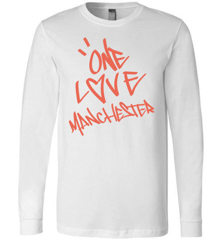 One Love Manchester Shirt Canvas Long Sleeve T-Shirt