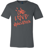 One Love Manchester Shirt Canvas Unisex T-Shirt - Made in USA