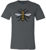 Manchester Bee Tee Shirt Canvas Unisex T-Shirt - Made in USA