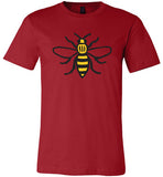 Manchester Bee Shirt Canvas Unisex T-Shirt - Made in USA