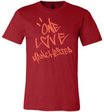 One Love Manchester Shirt Canvas Unisex T-Shirt - Made in USA
