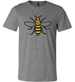 Manchester Bee Shirt Canvas Unisex T-Shirt - Made in USA