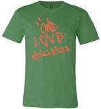 One Love Manchester Shirt Canvas Unisex T-Shirt - Made in USA