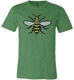 Manchester Bee Tee Shirt Canvas Unisex T-Shirt - Made in USA