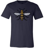 Manchester Bee Tee Shirt Canvas Unisex T-Shirt - Made in USA