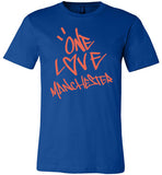 One Love Manchester Shirt Canvas Unisex T-Shirt - Made in USA