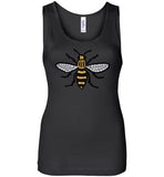 Manchester Bee Tee Shirt Bella Wide Strap Tank