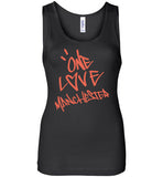 One Love Manchester Shirt Bella Wide Strap Tank