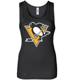 Pittsburgh Penguins Rinkside Shirt Bella Wide Strap Tank