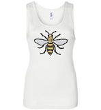 Manchester Bee Tee Shirt Bella Wide Strap Tank