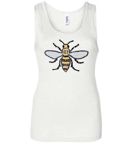 Manchester Bee Tee Shirt Bella Wide Strap Tank