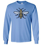 Manchester Bee Tee Shirt Gildan Long Sleeve T-Shirt