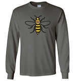 Manchester Bee Shirt Gildan Long Sleeve T-Shirt