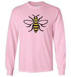 Manchester Bee Shirt Gildan Long Sleeve T-Shirt