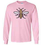Manchester Bee Tee Shirt Gildan Long Sleeve T-Shirt
