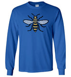 Manchester Bee Tee Shirt Gildan Long Sleeve T-Shirt