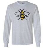 Manchester Bee Shirt Gildan Long Sleeve T-Shirt