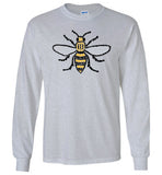 Manchester Bee Tee Shirt Gildan Long Sleeve T-Shirt