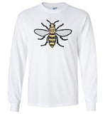 Manchester Bee Tee Shirt Gildan Long Sleeve T-Shirt